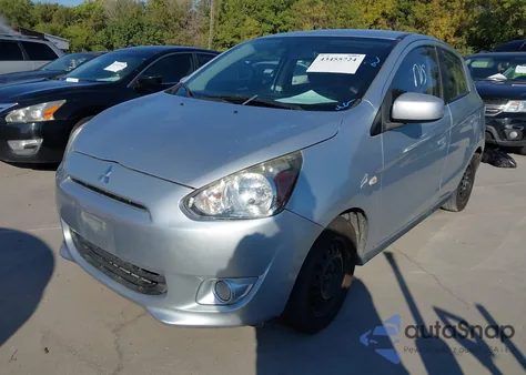 2015 Mitsubishi Mirage De z USA, uszkodzony, nr VIN ML32A3HJXFH009466